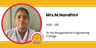 Sri Sai Ranganathan Engineering College, HOD - EEE: Mrs.M.Nandhini Interview